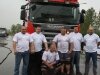 Brāļi Kazeļņiki velk 60t Scania kravas auto